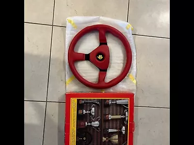 Rare Item Vintage New MOMO Porsche Ferrari Steering Wheel With Pad Super Rare  • $1500