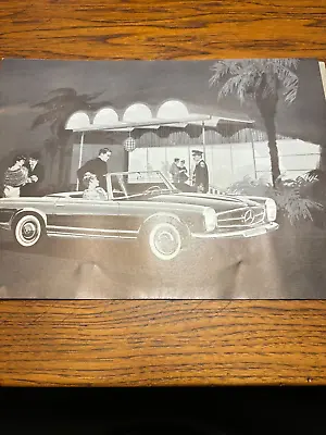 Mercedes Benz 230SL Car For 1963 Brochure SMPA • $21.99