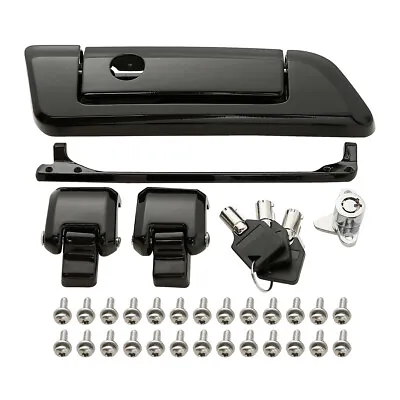 Black Pack Trunk Lids Latches Fit For Harley Tour Pak Davidson Touring 2014-2024 • $43.50