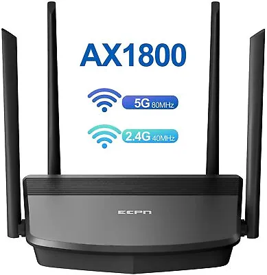 WiFi 6 Router AX1800 Computer Router Wireless Mesh Router Port Gigabit • $45.99