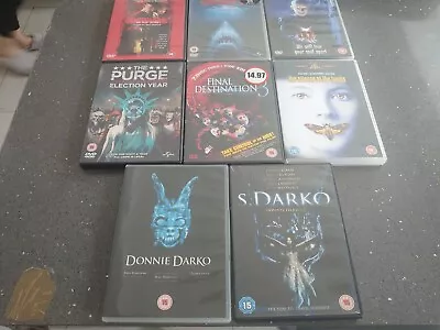 8 Horror Movies - Dvd - Collection - Joblot - Bundle - A Nightmare On Elm Street • £10