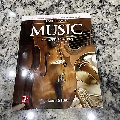 Music: An Appreciation Brief Kamien Roger 9781260597653 • $55