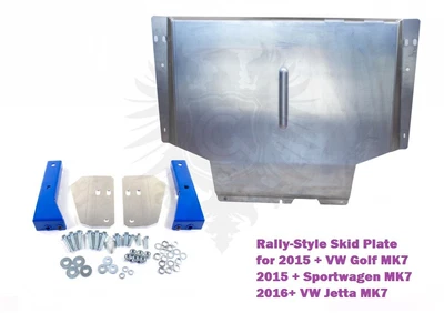 $445 • Buy The Ultimate Rally Style Skid Plate For VW GOLF SPORTWAGEN JETTA WAGON MK7 2015+