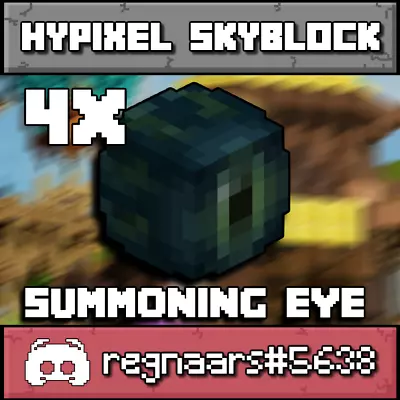 Hypixel Skyblock  | 4X Summoning Eyes | Fast And Safe Delivery | • $1.99