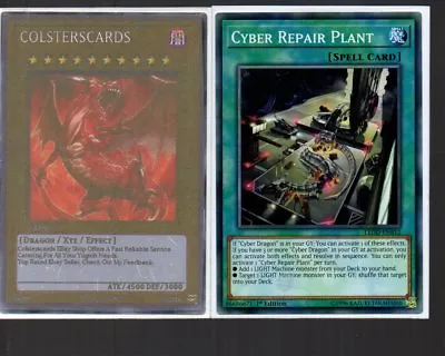 Yugioh Card - Cyber Repair Plant - Legendary Dragon Decks LEDD-ENB12 New  • £0.99