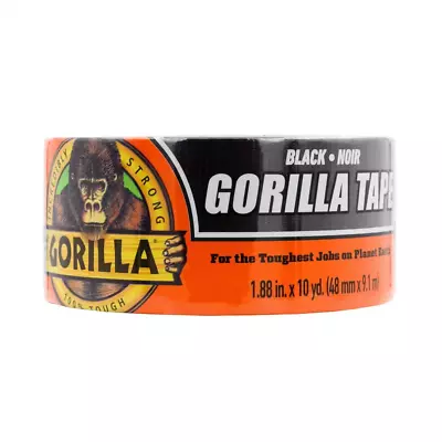 Heavy Duty Black Duct Tape Gorilla Tough Weather Resistant Large 10 Yard Roll • $8.39