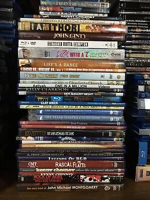 LOTS Of Music Video DVDs/Blu-rays Of Various Singers & Bands - You Pick & Choose • $2.50