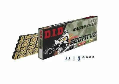 DID 520 X 100 Links ATV2 Series Xring Sealed Gold Drive Chain • $118.10