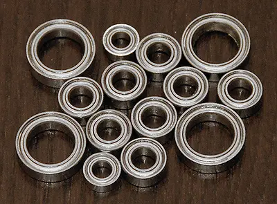 (14pcs) TAMIYA TRF501X / DB01 / TRF417X / TA05-VDF Metal Sealed Ball Bearing Set • $13.99