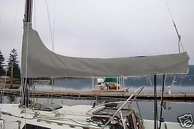 Sunbrella Cadet Grey Mainsail Cover 17-18' Custom MadeWE CARRY ALL COLORS • $640