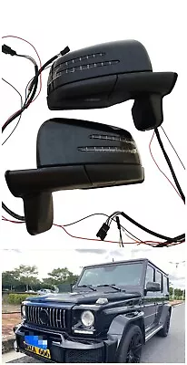 W463 Car Side Door Mirror Set For Mercedes Benz G Class G500 G63 G550 G65 Black • $199.99