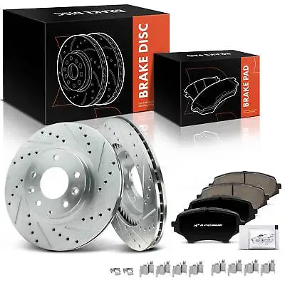 6x Front Side Drilled Brake Rotors & Ceramic Pads For Mazda MX-5 Miata 2006-2015 • $85.99