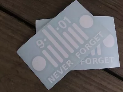 9-11 Memorial Decal Never Forget  • $5.99