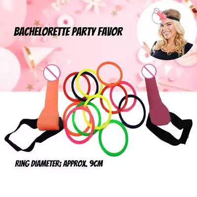 2 Set Bachelorette Party Favor Night Party Out Hen Ring Toss Games Novelty Toys • $18.14