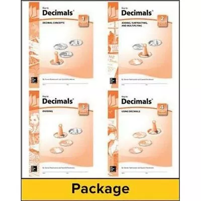 £35.93 • Buy Key To Decimals, Books 1-4­ Set (KEY TO...WORKBOOKS) - BOOK NEW Mcgraw-Hill 16/0