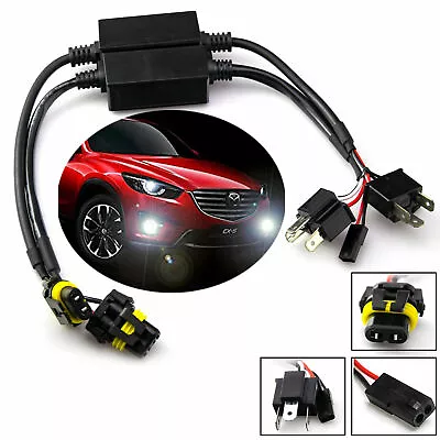 $9.99 • Buy H4 9003 HB2 6000k 8000k Hi/Lo Bi-Xenon Dual HID Bulbs Heavy Wiring Relay Harness