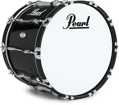 Pearl Finalist Marching Bass Drum - 20 X 14 Inch - Midnight Black • $634.95