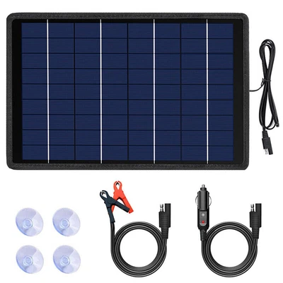 £12.99 • Buy Solar Panel Kit Trickle Battery Charger 12V For Car Van Caravan Boat UK STOCK