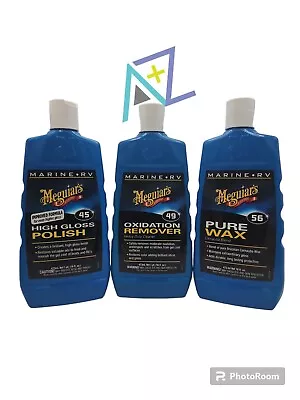 Meguiar’s M4965 Fiberglass Oxidation Removal Kit For Boat & Marine Detailing • $48.99