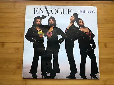 En Vogue  Hold On  12  Vinyl Record Single (1990) G+ VG Condition Tested No SKIP • $5.20