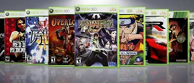 Custom Replacement Xbox 360  Title N-R Covers And Cases. No Games Included • $11.99