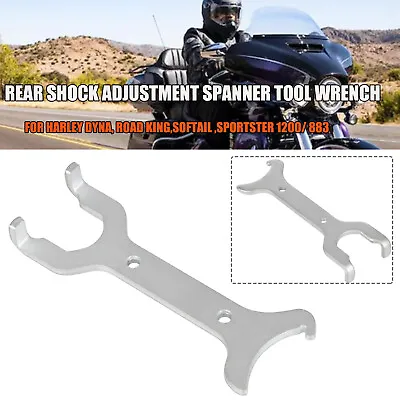 $10.98 • Buy Rear Shock Adjustment Spanner Tool Wrench For Harley Sportster 883 XL883 V-Rod