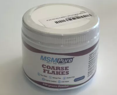 Kala Health MSMPure Coarse Flakes 250 Gram Powder Organic Sulfur Crystals 4/2025 • $19.99