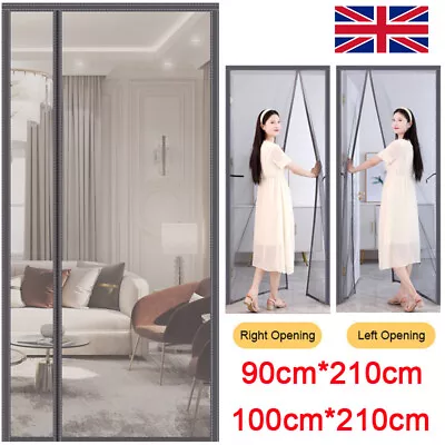 Magic Curtain Door Mesh Magnetic Fastening Mosquito Fly Bug Insect Net Screen • £2.99