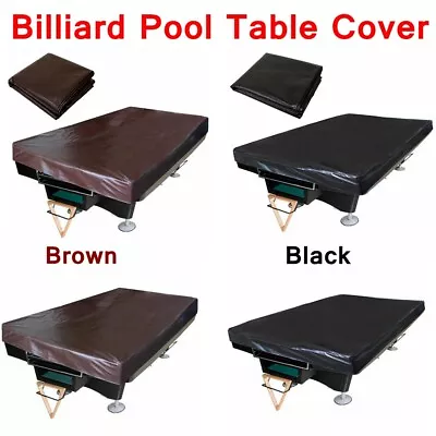 7/8FT Heavy Duty Leatherette Billiard Pool Table Cover Waterproof &UV Protection • $78.09