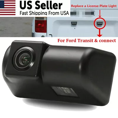 HD Car Backup Parking Rear View License Plate Camera For Ford Transit Connect • $19.96