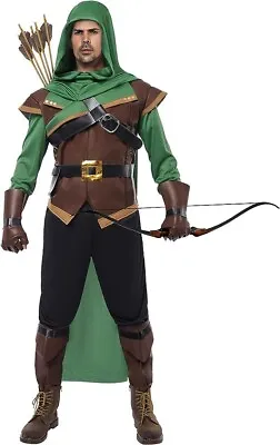 Renaissance Robin Hood Deluxe Men Sz S Costume Set Made Of Leather For Halloween • $29.99