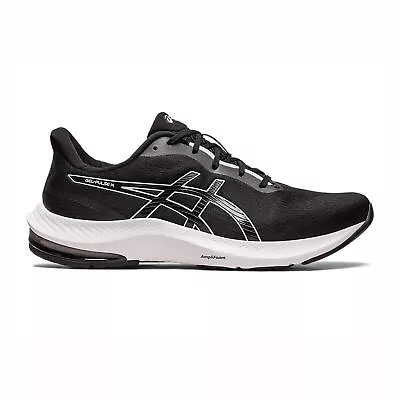 Asics GEL-Pulse 14 Mens Running Shoes Wide 2E Fit Black/White • $129.95