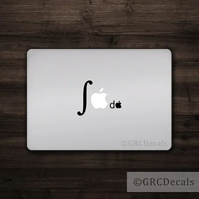 Integral Calculus - Mac Apple Logo Laptop Vinyl Decal Sticker Macbook Math Geek • $4