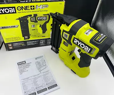 Ryobi ONE+ HP 18V 18GA Brushless Brad Nailer Tool Only  P322 (OB) • $105.98