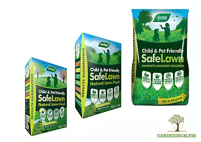 Westland Safe Lawn Friendly Weed And Moss Killer Grass Fertiliser Pet Care Feed • £17.99