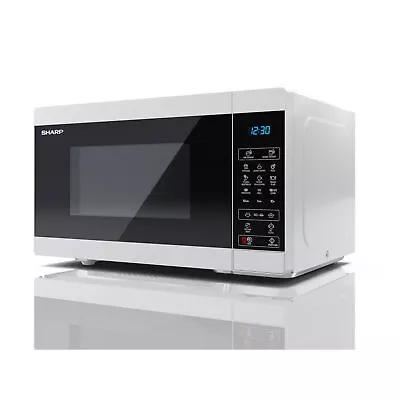 Sharp YC-MG252AU-W White 25L 900W Microwave With 1000W Grill And Touch Control • £139.99