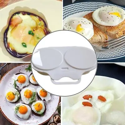 Microwave Egg Poacher Saves Time Eggs Made Easy No Safety Mess E6R9 • $2.42