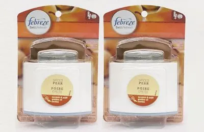 $19.99 • Buy 2 Febreze Set & Refresh SPICED PEAR Air Freshener Odor Eliminate Oil Refill