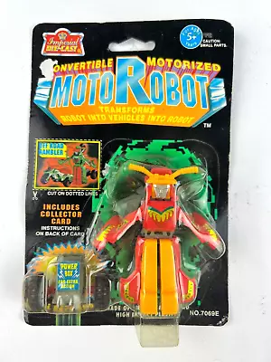 Vintage1992 Imperial Convertible Motorized MotoRobot Moto Robot Transforming Toy • $22.51