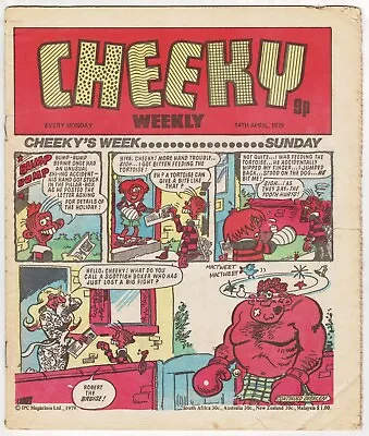 Cheeky Weekly Comic 14th April 1979 - Combined P&P • £1.25