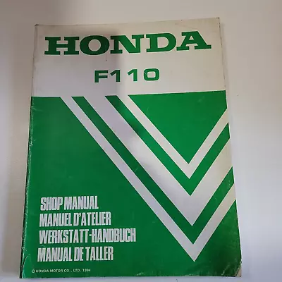 Honda Tiller Workshop Manual F110 • £8