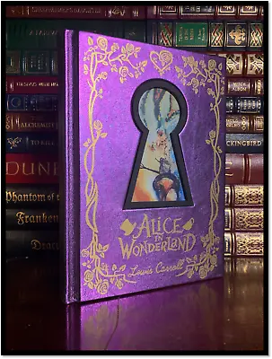 $399.99 • Buy Alice In Wonderland Illustrated By Dali New Custom Leather Bound Gift Hardcover