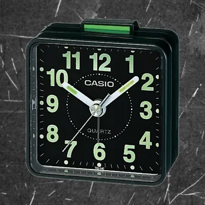 Casio TQ140-1D Travel Clock Quartz Alarm Clock Neobrite Black W Battery New • $11.85