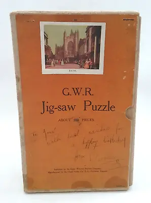 G.W.R Great Western Railway Company Bath Jigsaw Puzzle Chad Valley Incomplete • £6.99