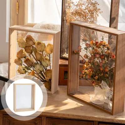 Picture Display Frame Shadow Cases Keepsake Shadow Box Pressed Flower Frames • £14.17