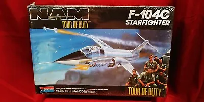 1988 Monogram F-104C Starfighter Nam Tour Of Duty 1:48 Scale Factory Scale • $24.99