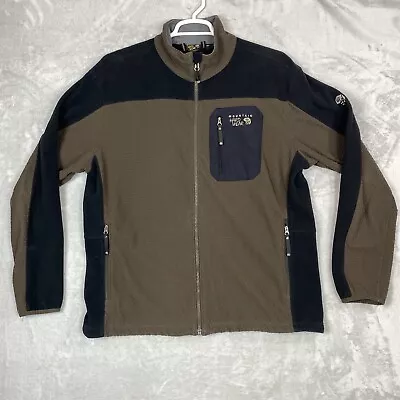 MOUNTAIN HARDWEAR Mens XL Textured WAFFLE Embroidered Full Zip Jacket *spot • $21.99