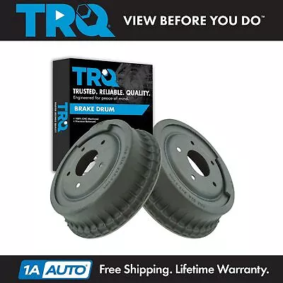 TRQ Brake Drums Pair Set For Chevy Pontiac GMC Buick Olds Pickup Truck • $109.95