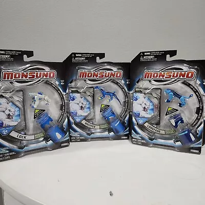 Monsuno Toys Core TECH Lot Of 3 NIP Lock Whipper Longfang 2012 Jakks Pacific  • $35.56