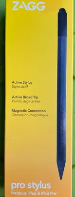 $79 • Buy ZAGG Pro Active Stylus Pencil For IPads - Black/Grey